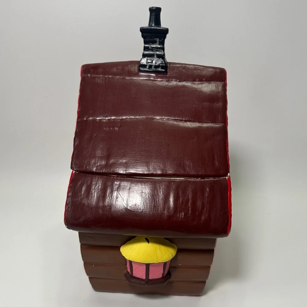Vintage MCM Ceramic Christmas Gingerbread‎ House Cookie Jar Candy Hansel Gretel